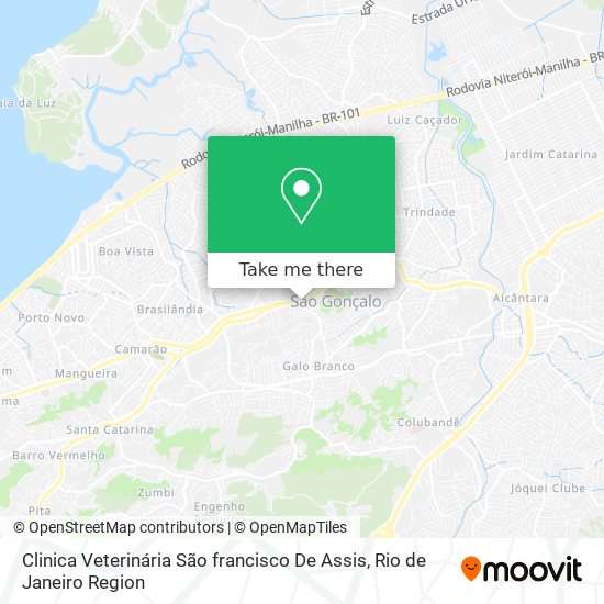 Clinica Veterinária São francisco De Assis map