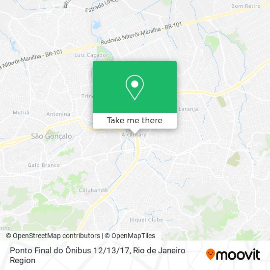 Ponto Final do Ônibus 12/13/17 map