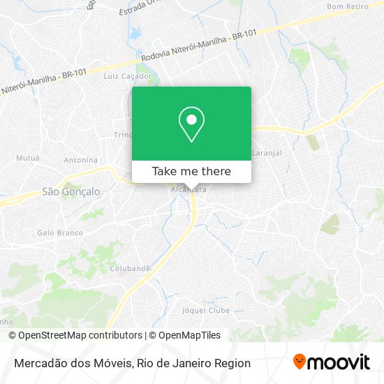 Mercadão dos Móveis map