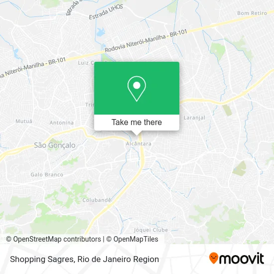 Shopping Sagres map