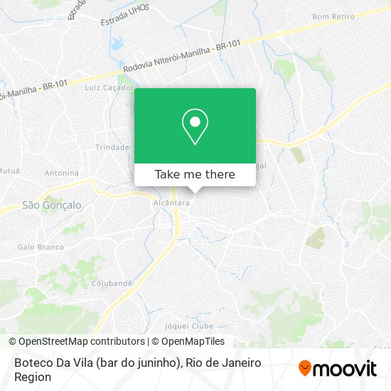 Mapa Boteco Da Vila (bar do juninho)