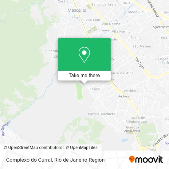 Complexo do Curral map