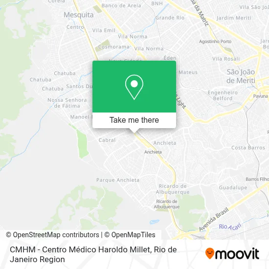 CMHM - Centro Médico Haroldo Millet map