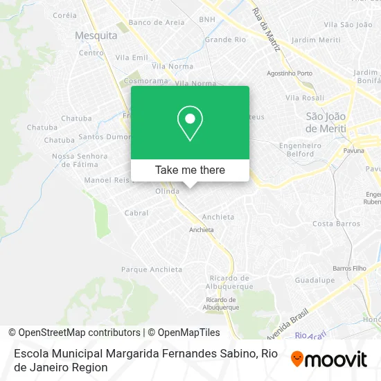 Escola Municipal Margarida Fernandes Sabino map