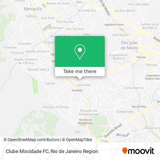 Clube Mocidade FC map