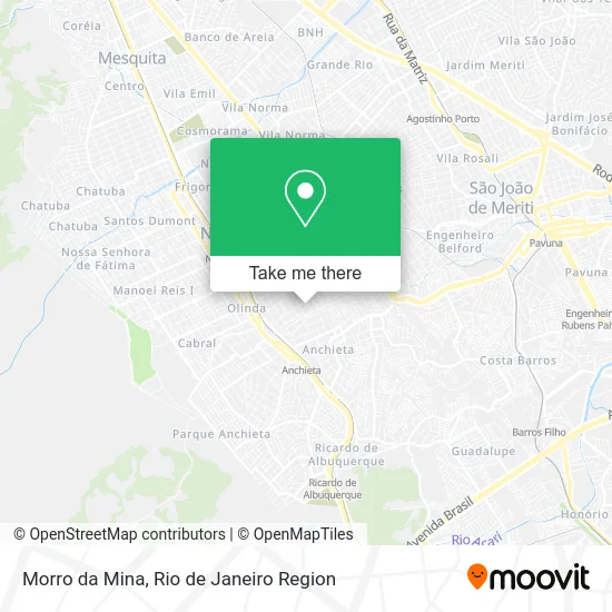 Morro da Mina map