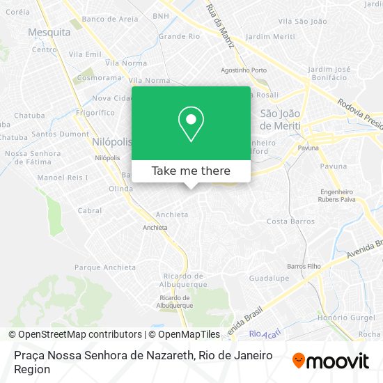 Praça Nossa Senhora de Nazareth map