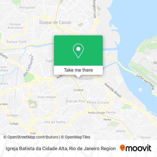 Igreja Batista da Cidade Alta map