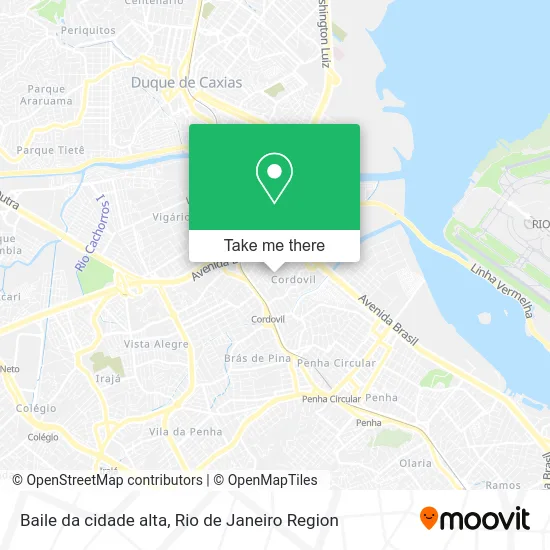 Baile da cidade alta map
