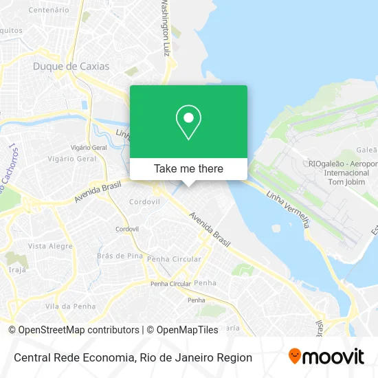 Central Rede Economia map