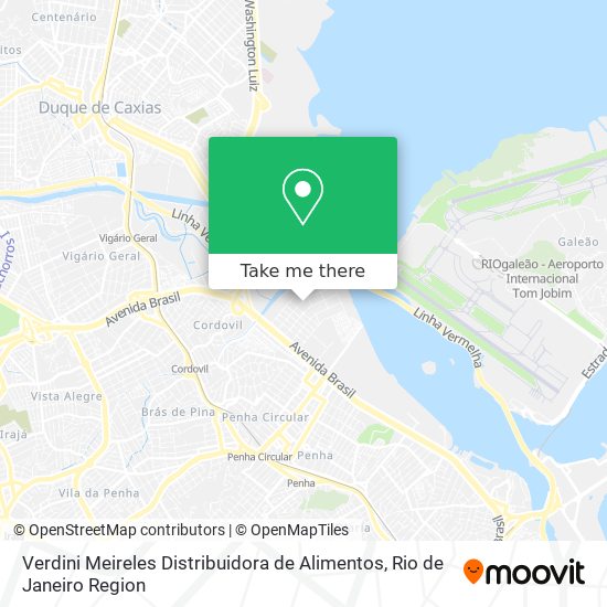 Verdini Meireles Distribuidora de Alimentos map