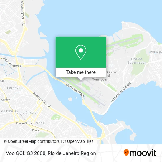 Voo GOL G3 2008 map
