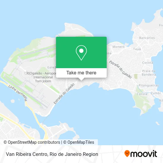 Van Ribeira Centro map