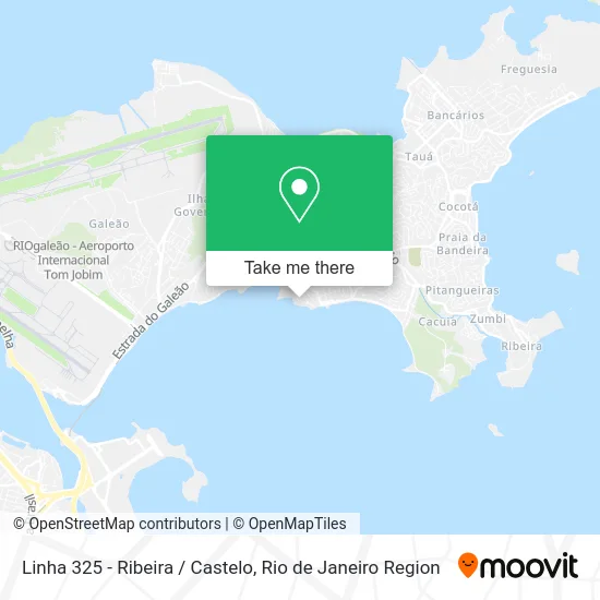 Linha 325 - Ribeira / Castelo map