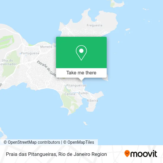 Praia das Pitangueiras map