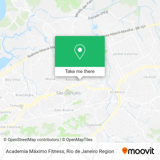 Academia Máximo Fitness map