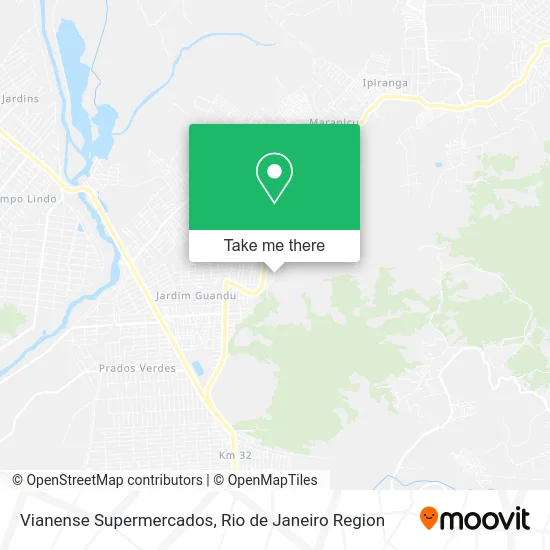 Vianense Supermercados map