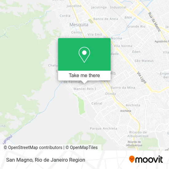 San Magno map