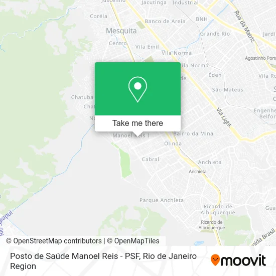 Posto de Saúde Manoel Reis - PSF map