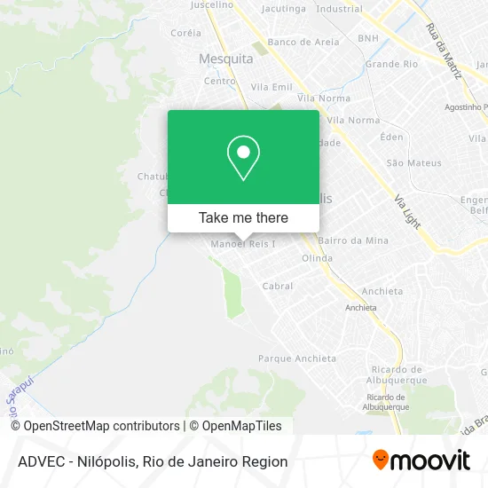 ADVEC - Nilópolis map