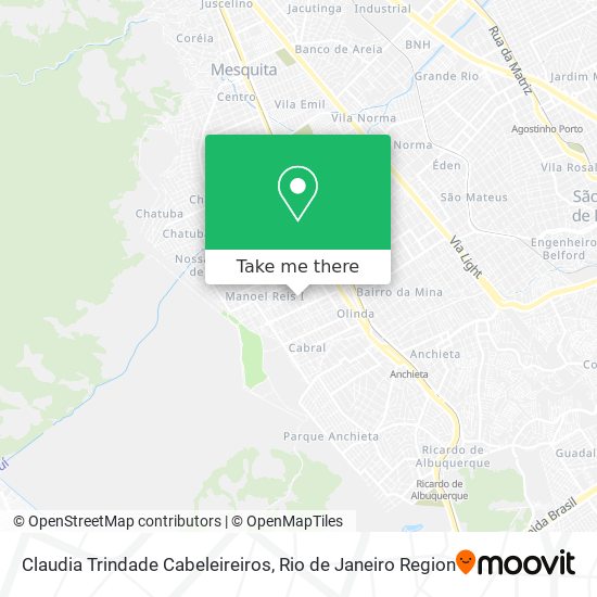 Claudia Trindade Cabeleireiros map