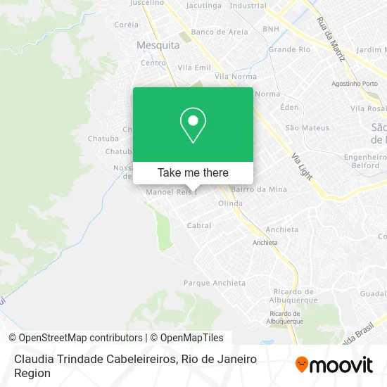 Claudia Trindade Cabeleireiros map