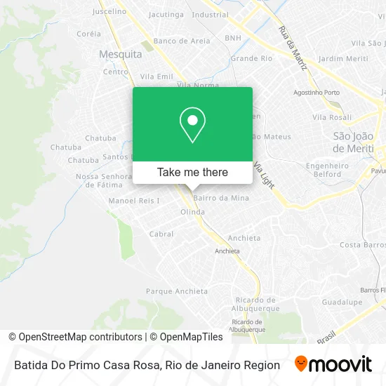 Batida Do Primo Casa Rosa map