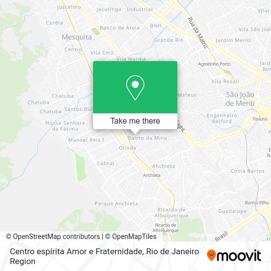 Centro espírita Amor e Fraternidade map