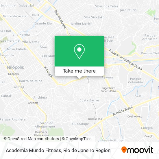 Academia Mundo Fitness map