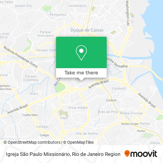 Igreja São Paulo Missionário map