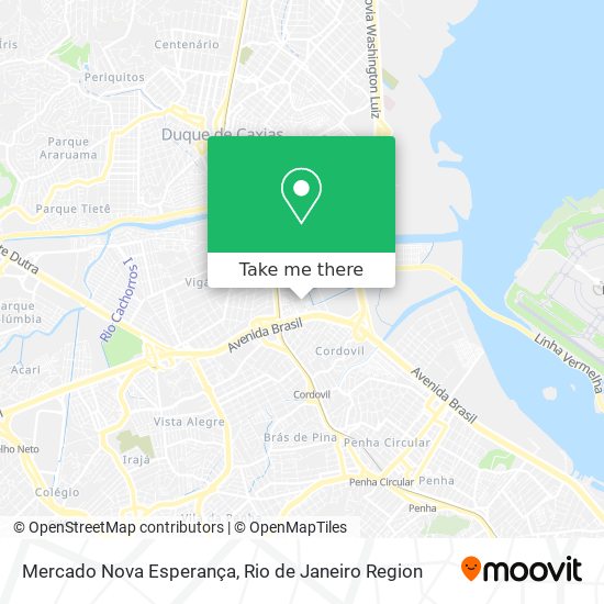 Mercado Nova Esperança map