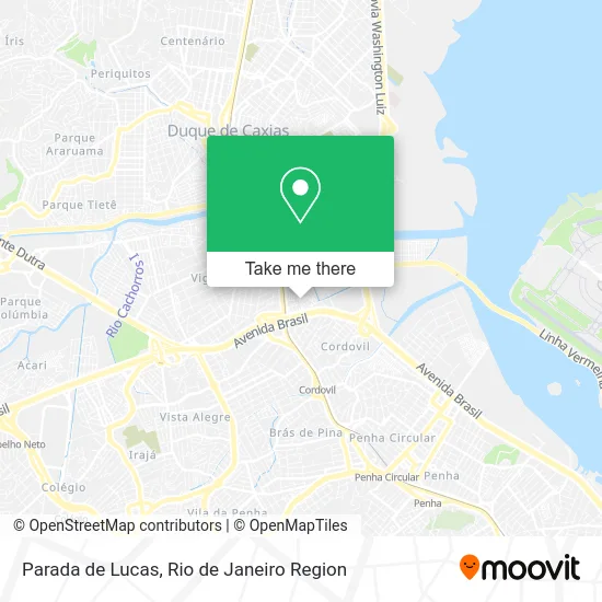Parada de Lucas map