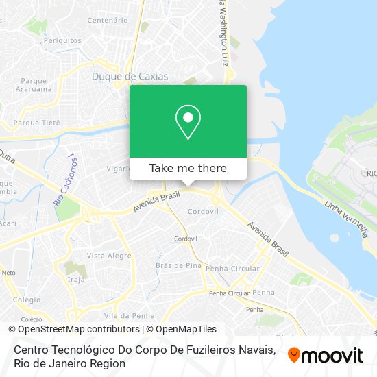 Centro Tecnológico Do Corpo De Fuzileiros Navais map