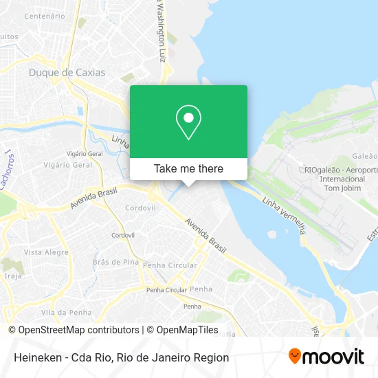 Heineken - Cda Rio map