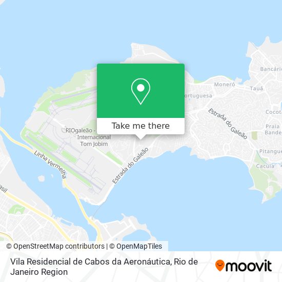 Mapa Vila Residencial de Cabos da Aeronáutica