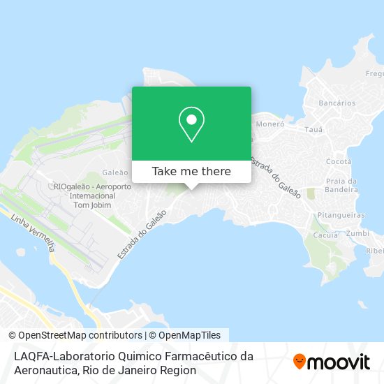 LAQFA-Laboratorio Quimico Farmacêutico da Aeronautica map