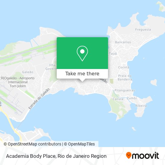 Mapa Academia Body Place