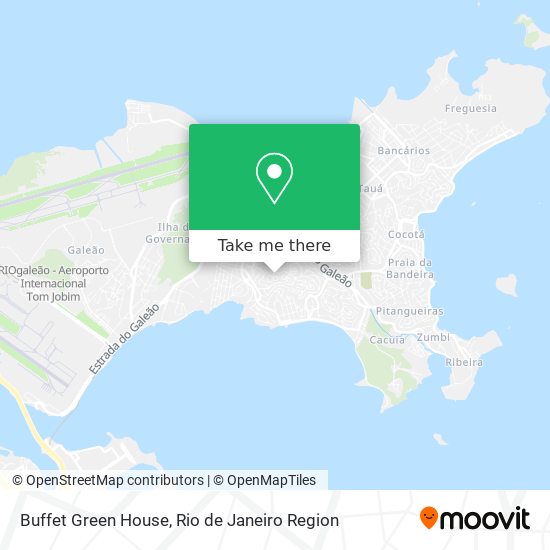 Mapa Buffet Green House