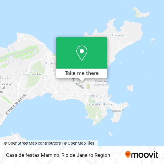 Casa de festas Mamino map
