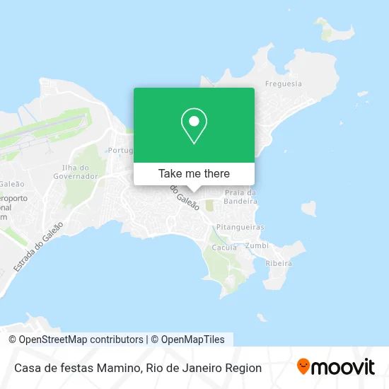 Casa de festas Mamino map