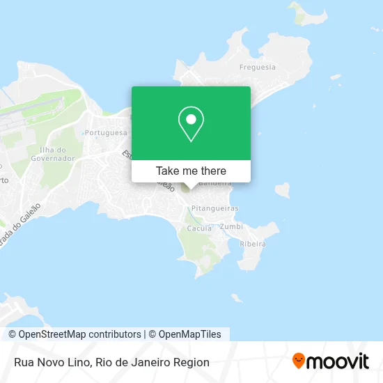Rua Novo Lino map