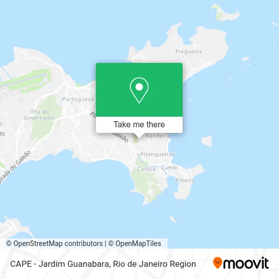 CAPE - Jardim Guanabara map