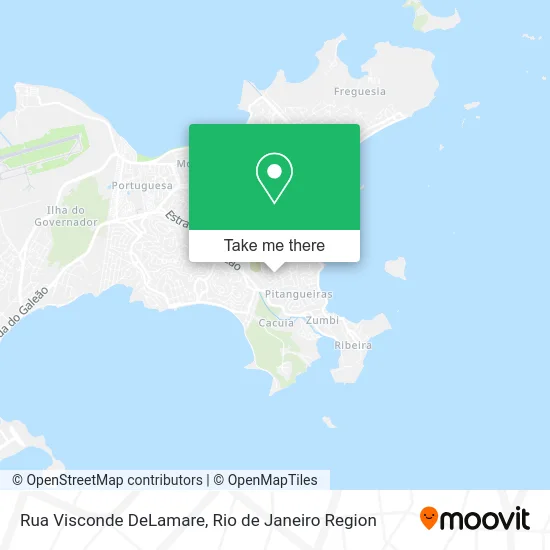 Rua Visconde DeLamare map