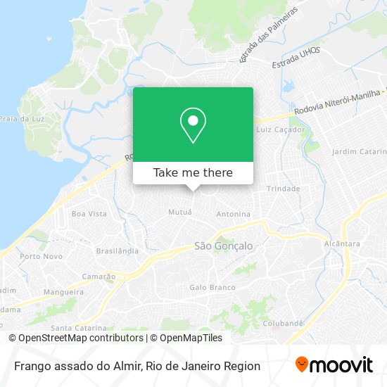 Mapa Frango assado do Almir