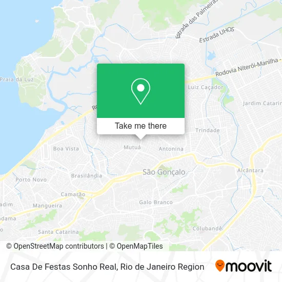 Casa De Festas Sonho Real map