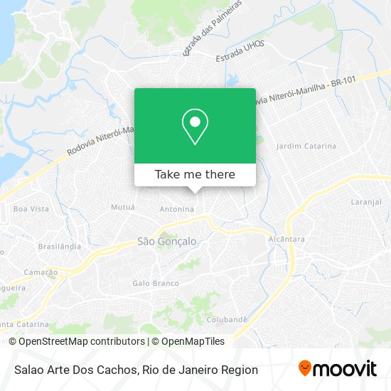 Salao Arte Dos Cachos map