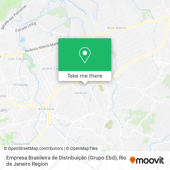 Mapa Empresa Brasileira de Distribuição (Grupo Ebd)