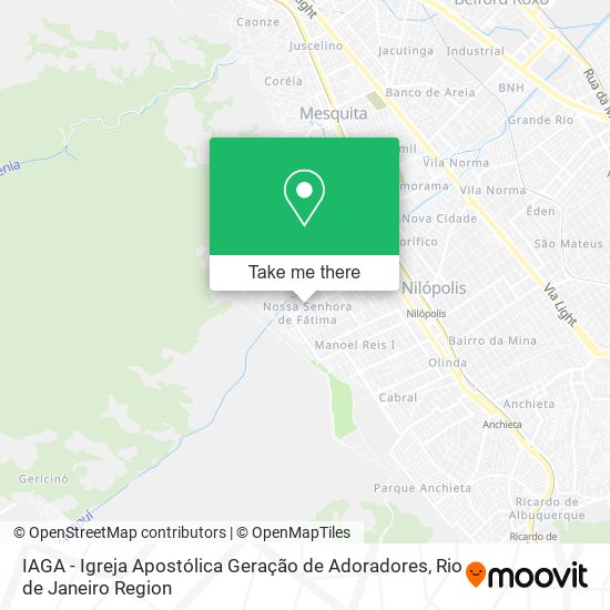 IAGA - Igreja Apostólica Geração de Adoradores map