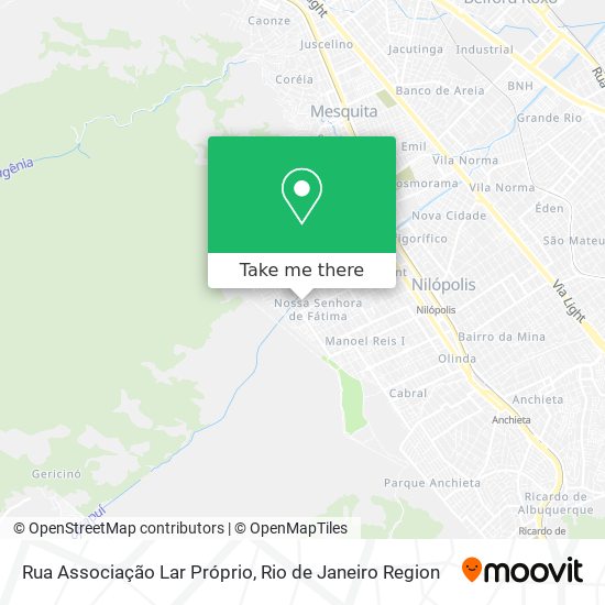 Rua Associação Lar Próprio map