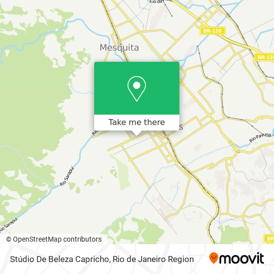 Stúdio De Beleza Capricho map